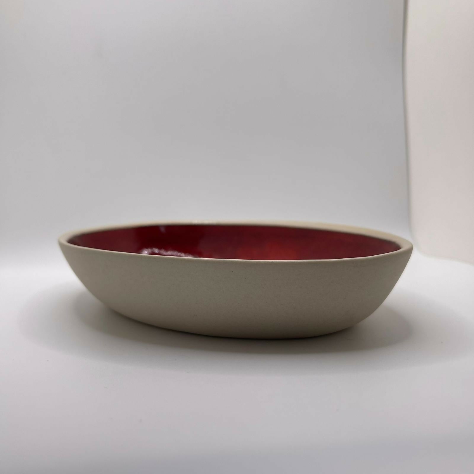 Red Large Trinket Dish