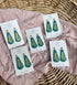 Ocean Dream Collection - Leaf Imprint Polymer Clay Earrings