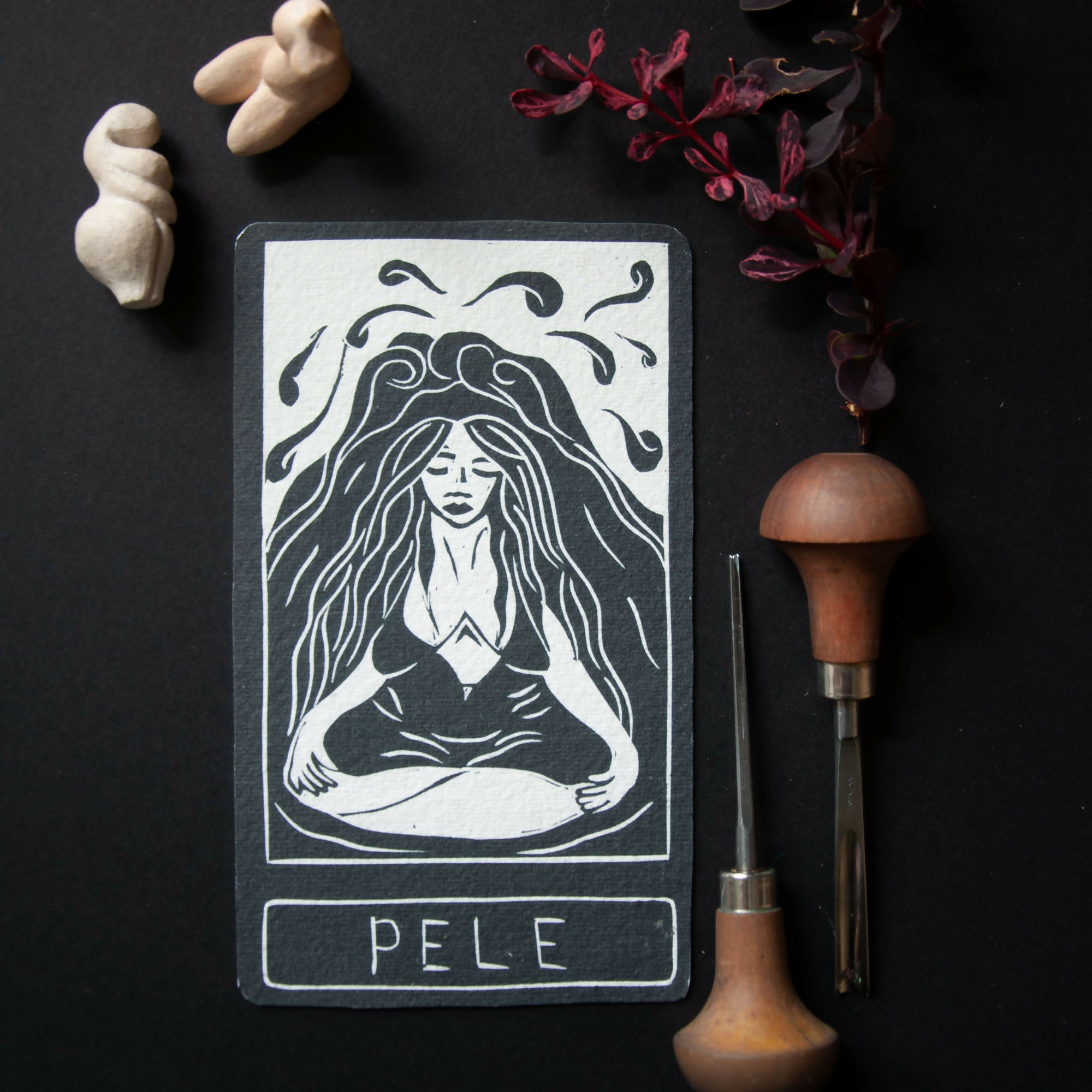 GODDESS PELE ALTAR CARD