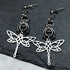 Pierced Dragonfly Chainmail Earrings