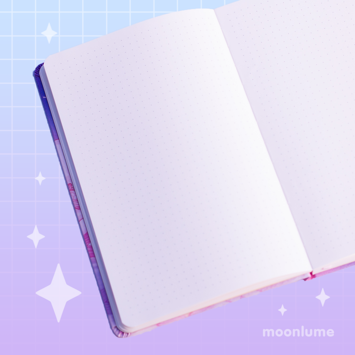 Hardcover Journal - Pink Fish Cosmic Swim