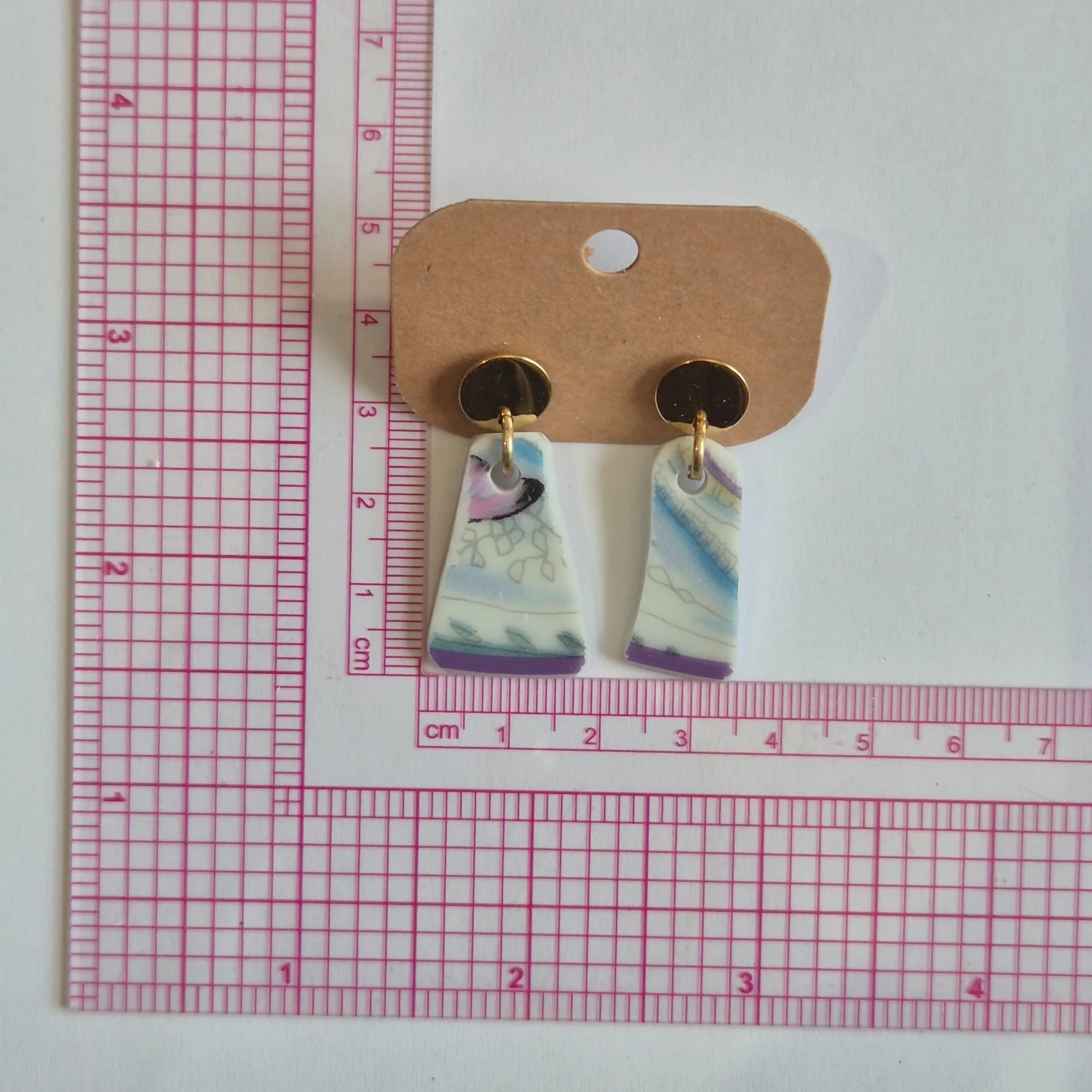 Recycled Ceramic Earring