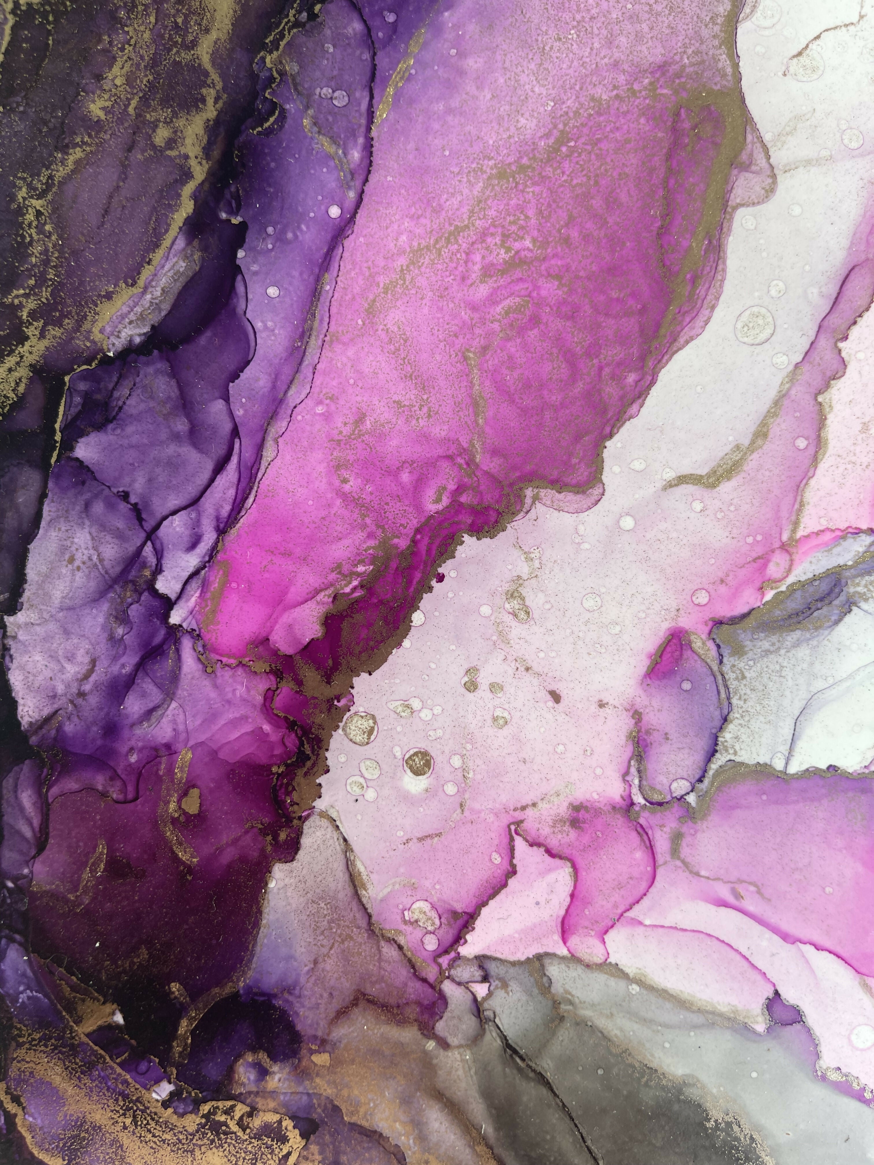 Pink Party - Original Abstract Painting