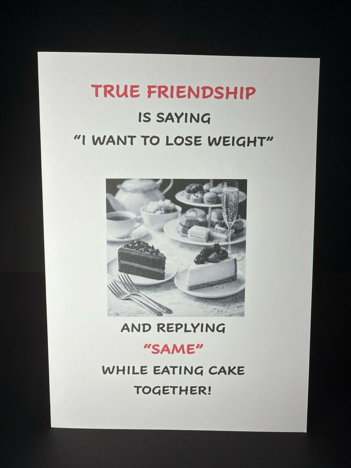 True Friendship - Cheeky Card