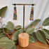 Funky Pattern Collection - Long Dangle Polymer Clay Earrings