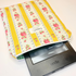 Yellow Striped Red Floral Green Gingham Lining Book or Kindle Sleeve