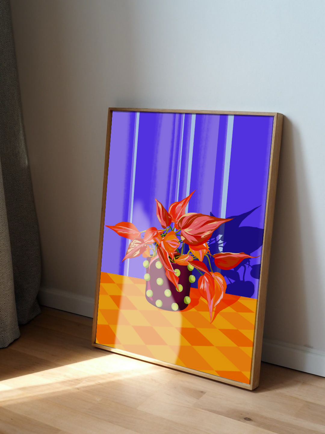 Purple Plant Art Print