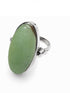 Verdant Oval Ring
