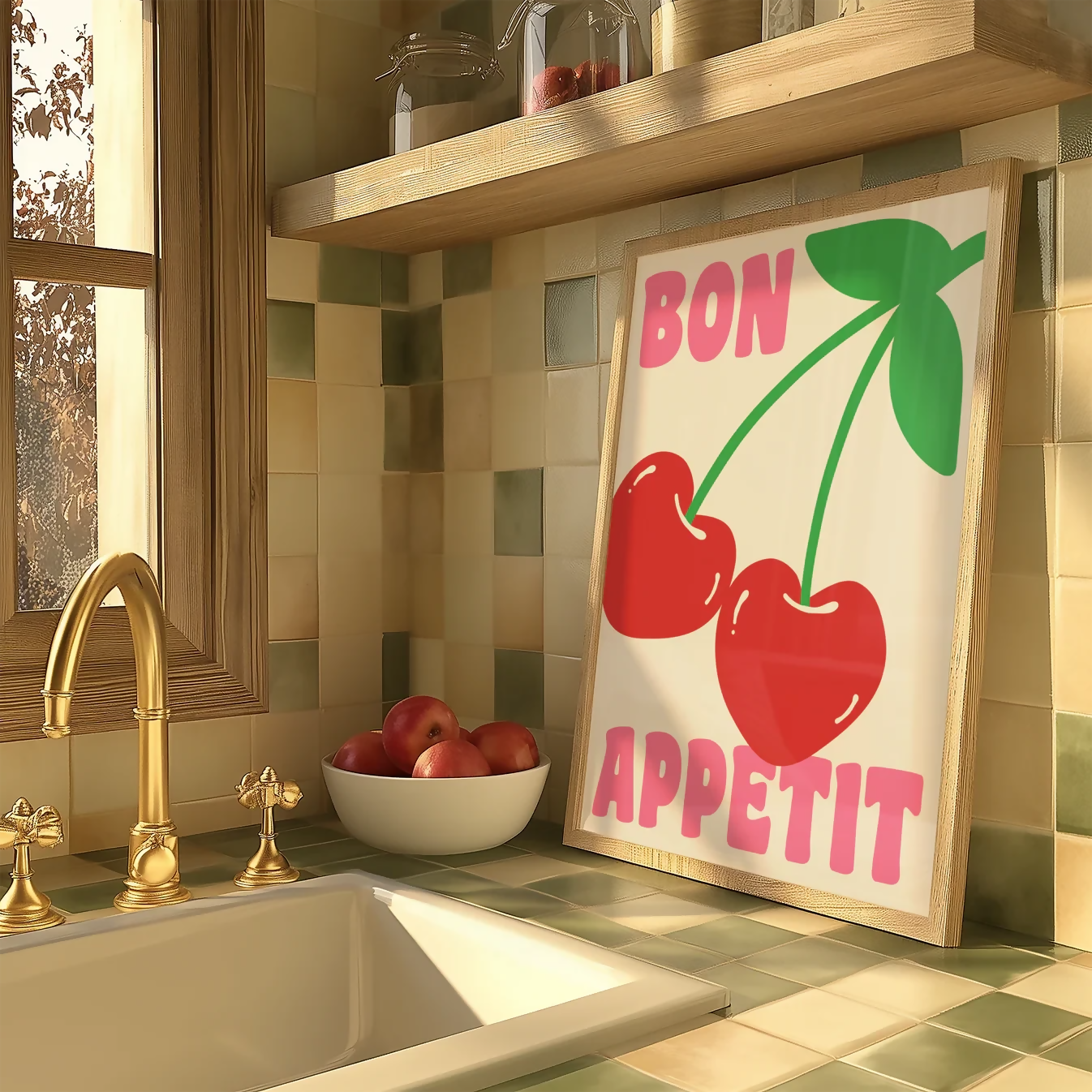 BON APPETIT WALL ART PRINT