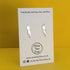 ‘Electra’ Sterling Silver Lightning Stud Earring