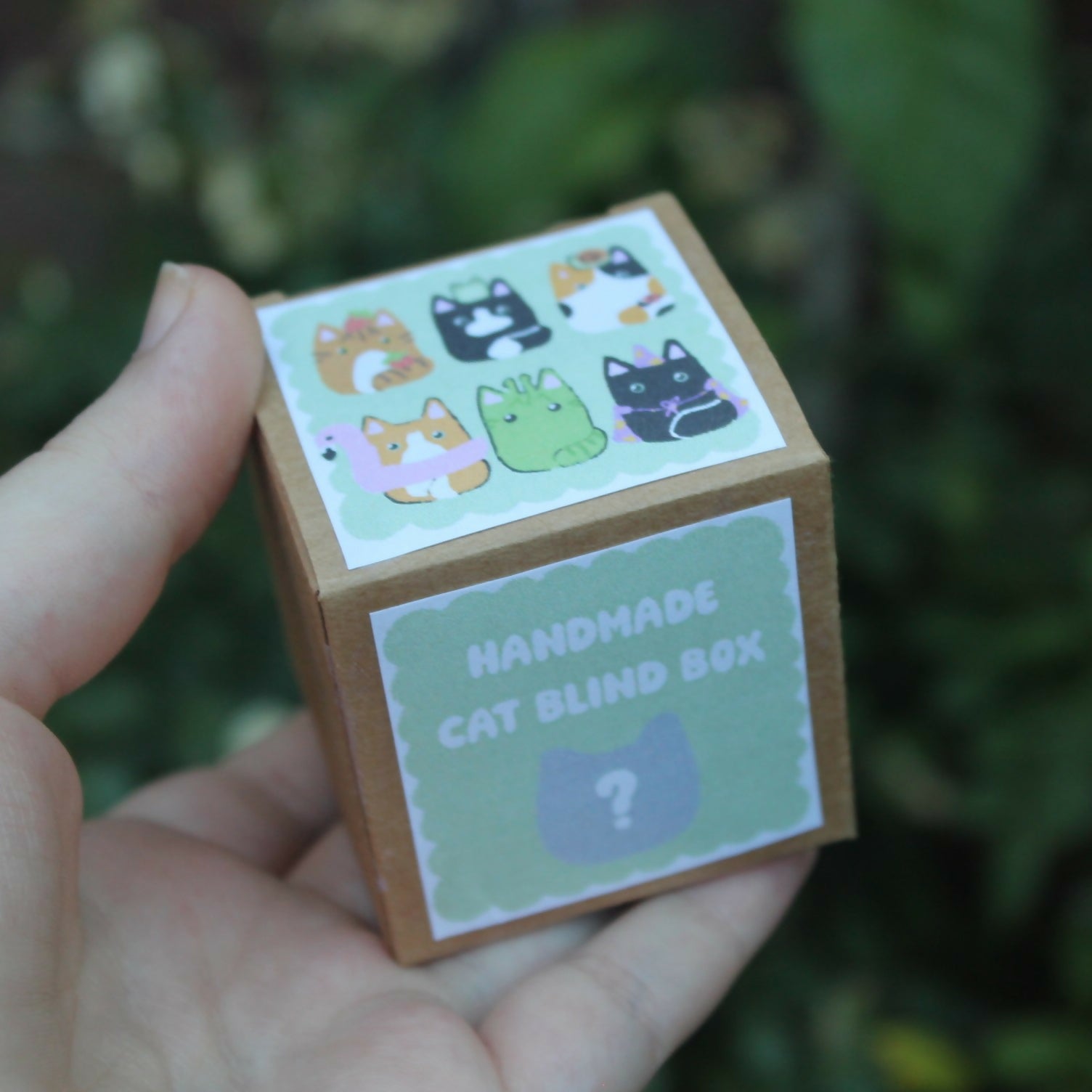 Handmade Polymer Clay Cat Blind Box