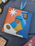 Mini Canvas Nativity Christmas Decoration
