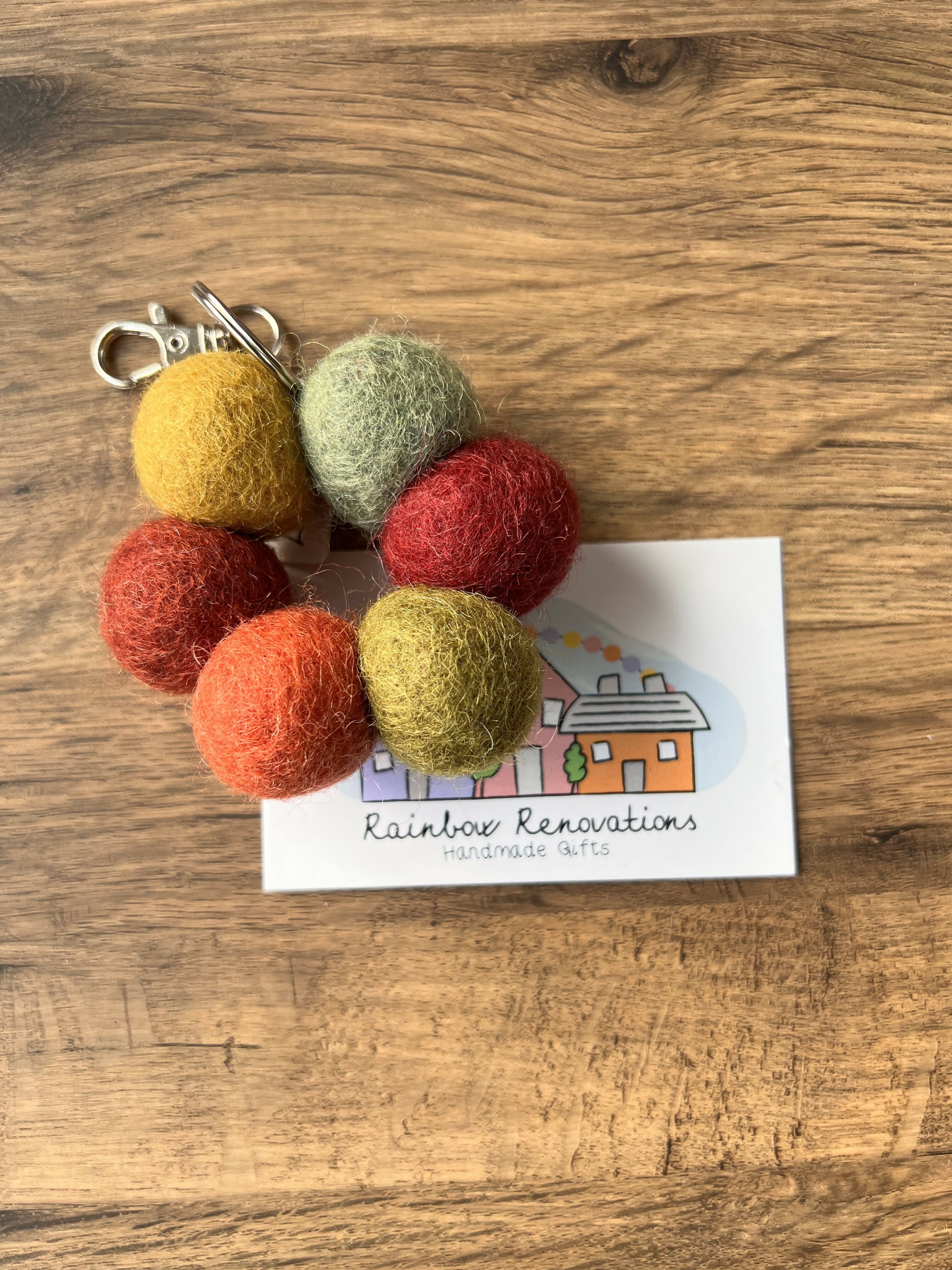 Feltball Keyring
