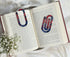 Jumbo Paperclip Bookmark Sunset Blooms