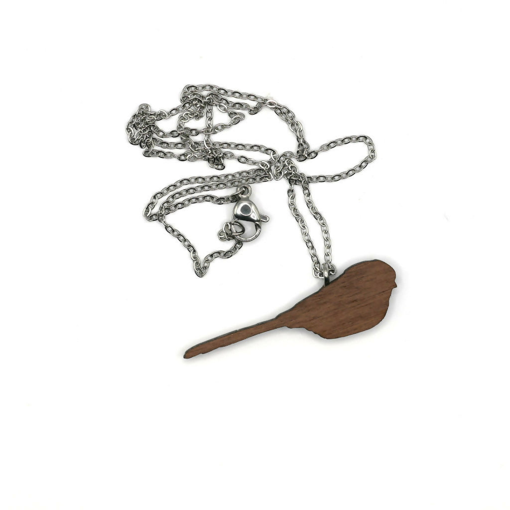 Long Tail Tits Necklace and Earrings Set