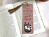 Tabby Cat Bookmark Beige
