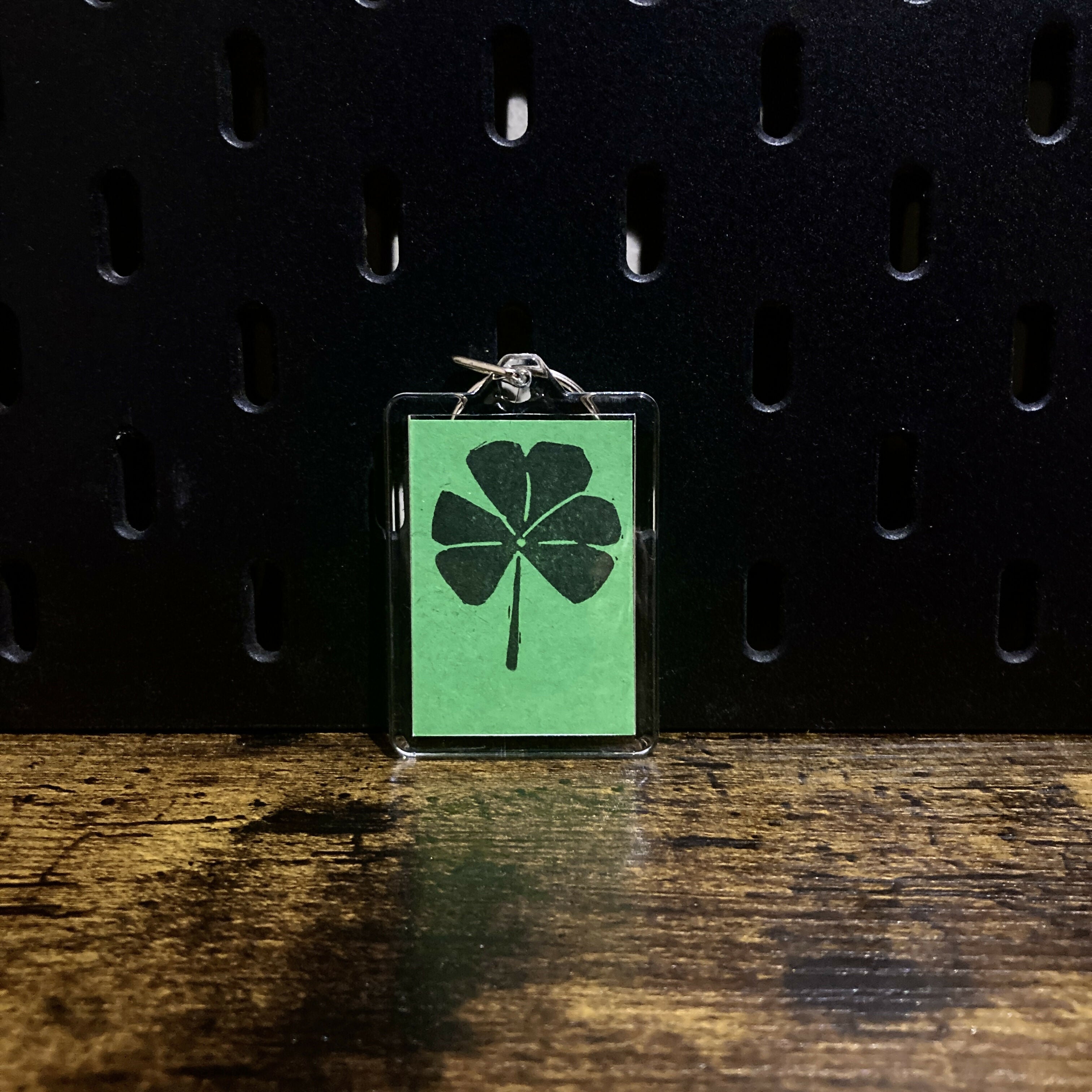 Keyring - Clover mini print