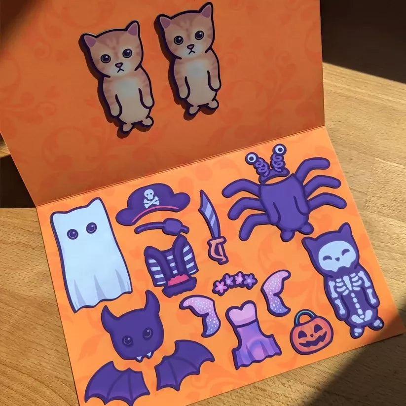 Cat Dress Up Magnets