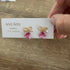 Micro Crochet Stud Earrings.