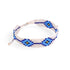 Bead Loom Bracelet - Traditional Evil Eye Motif