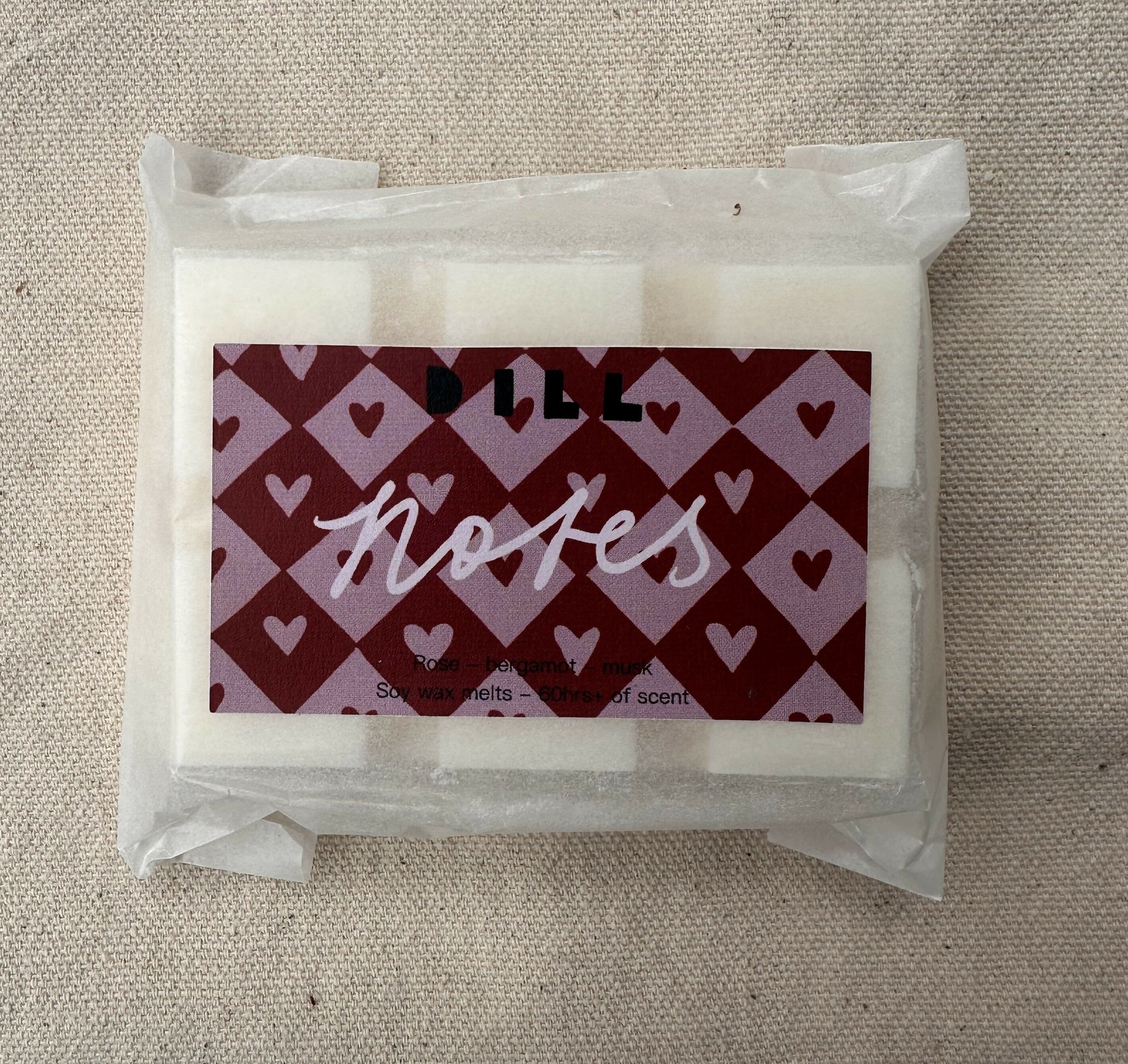 Notes - Soy Wax Melt Snap Bar