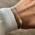 Sterling Silver Green Aventurine Bracelet