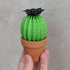 Origami Paper Cactus in Terracotta Pot