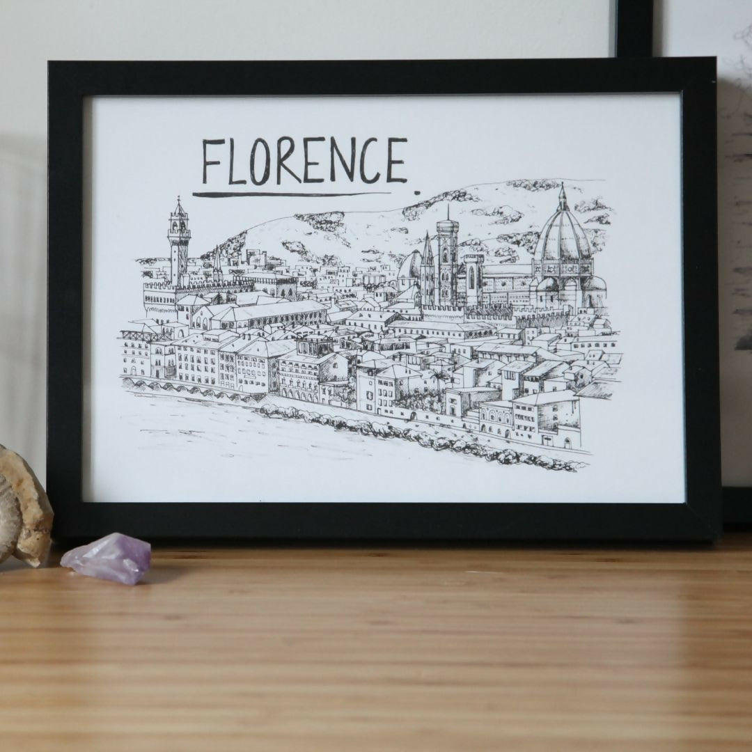 Florence Skyline Art Print