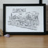 Florence Skyline Art Print
