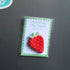 Handmade Air Dry Clay Red Strawberry Magnet