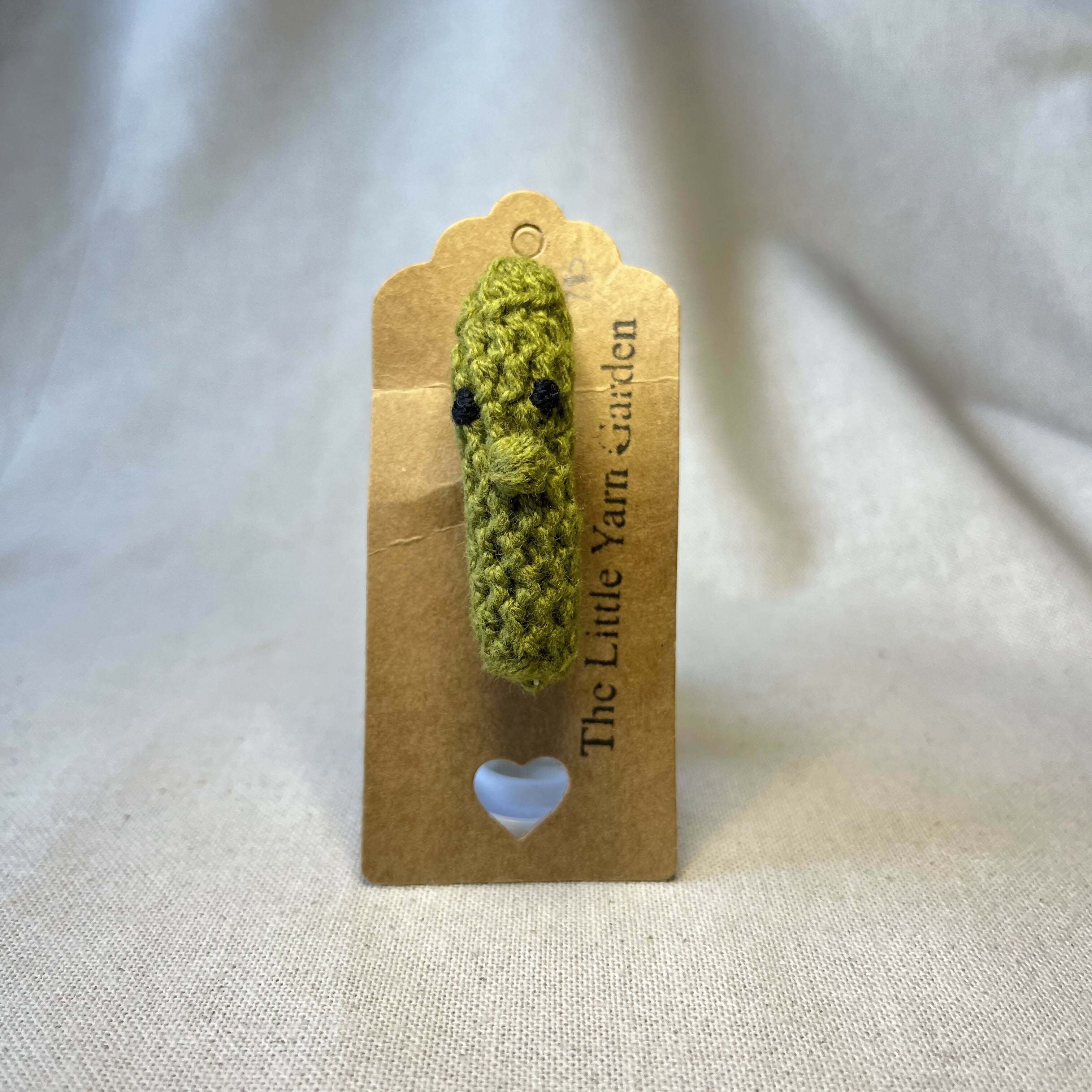 Crochet Pickle Badge