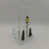 Fused Glass Christmas Tree and Light Tealight