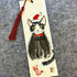 Hand-Painted Cat Bookmark