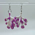 HANDMADE RESIN EARRINGS IN FUN, BOLD LEAF DESIGN.