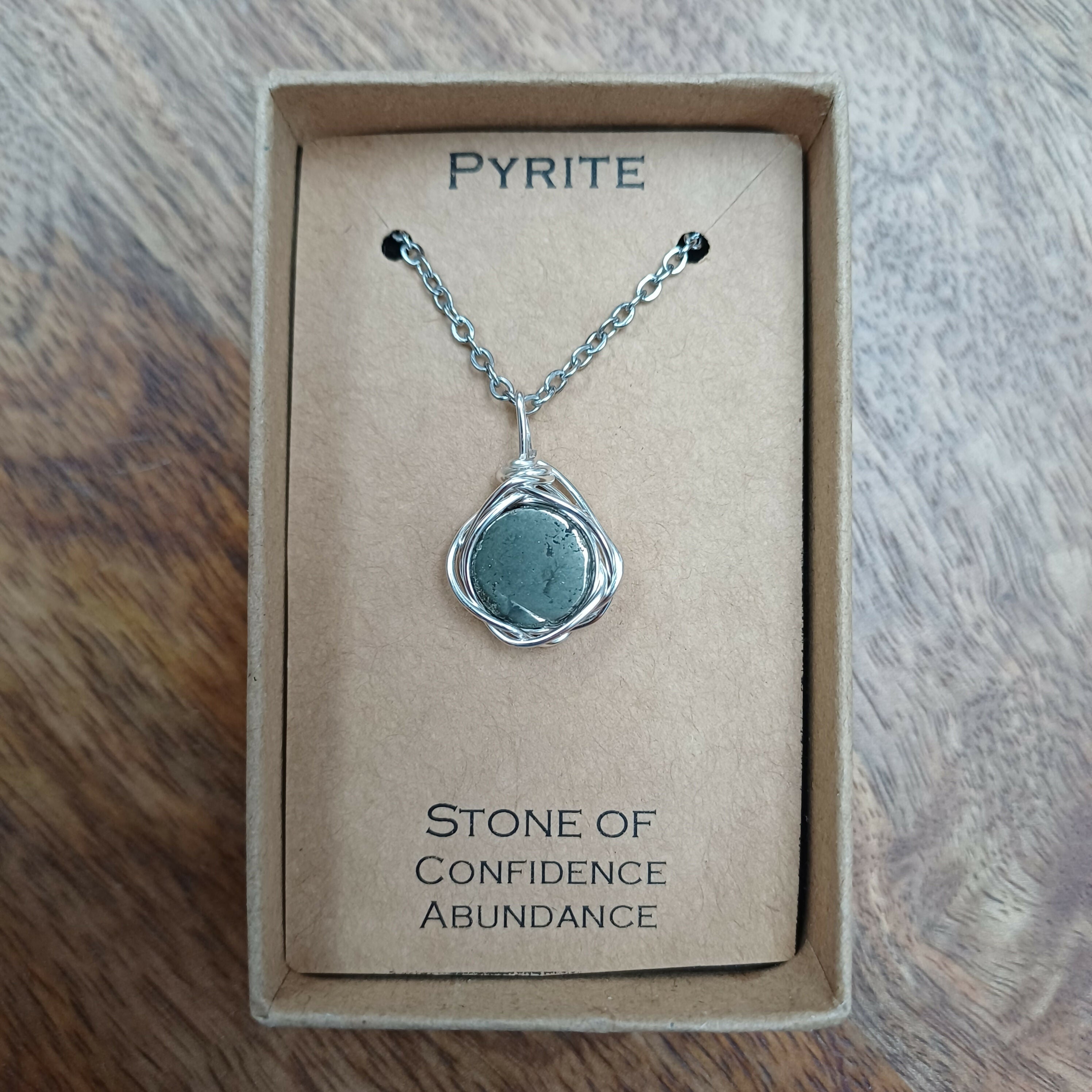 Pyrite Wire Wrapped Pendant