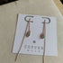 Seaglass Green Threader Earrings