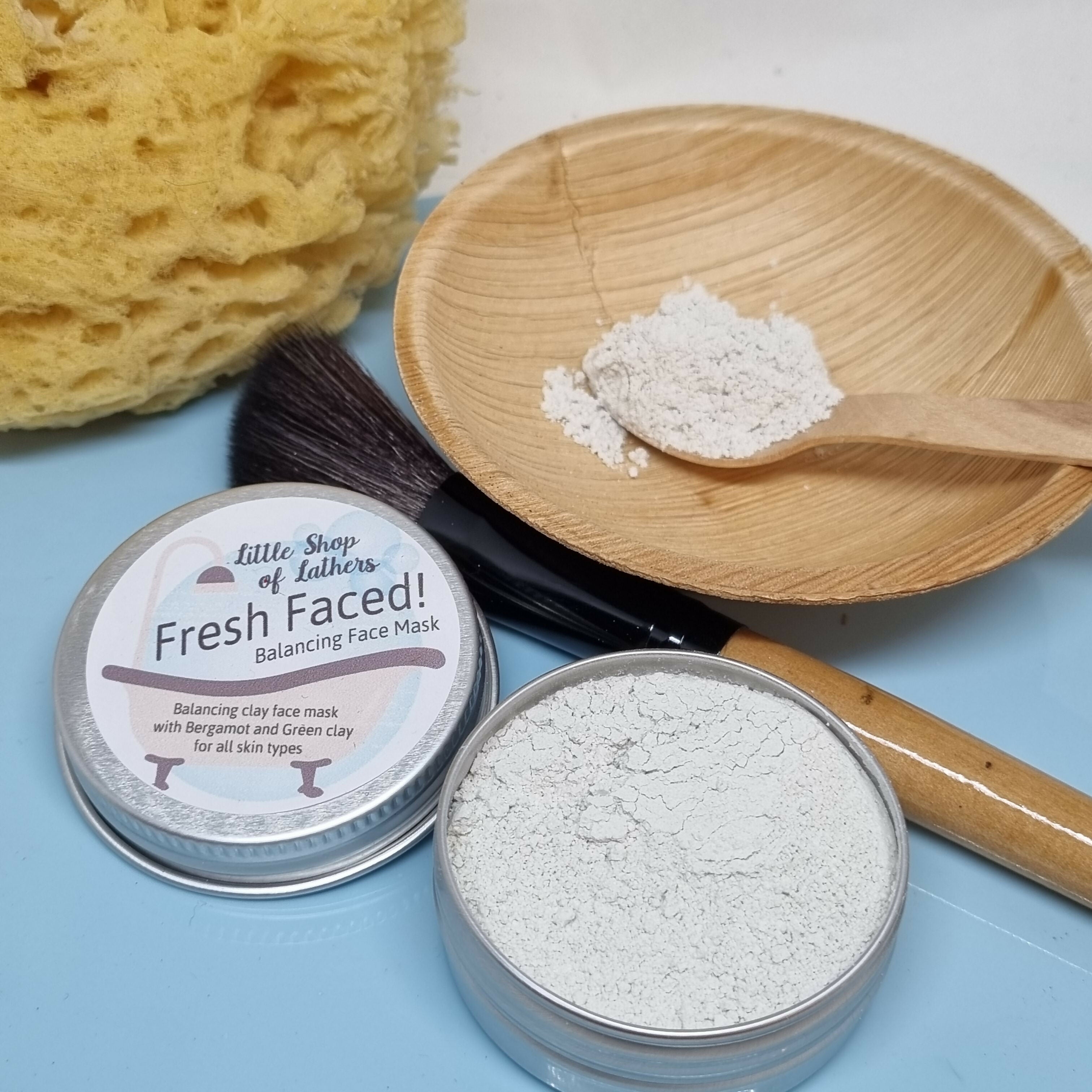 French Clay and Bergamot Essential Oil Face Mask - Balancing