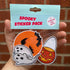 Spooky Sticker Pack - 4 Waterproof Stickers
