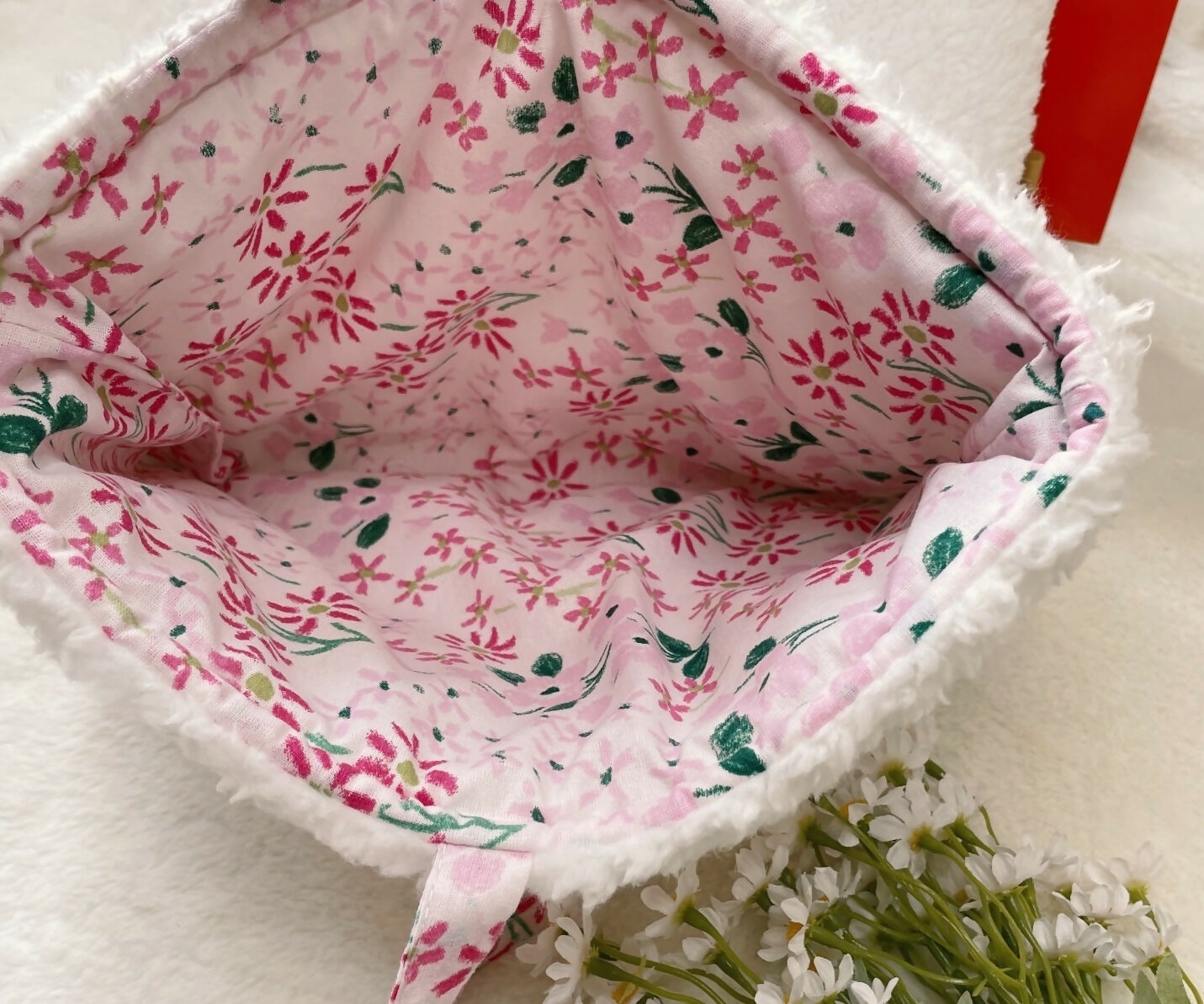 White Book Sleeve Handmade