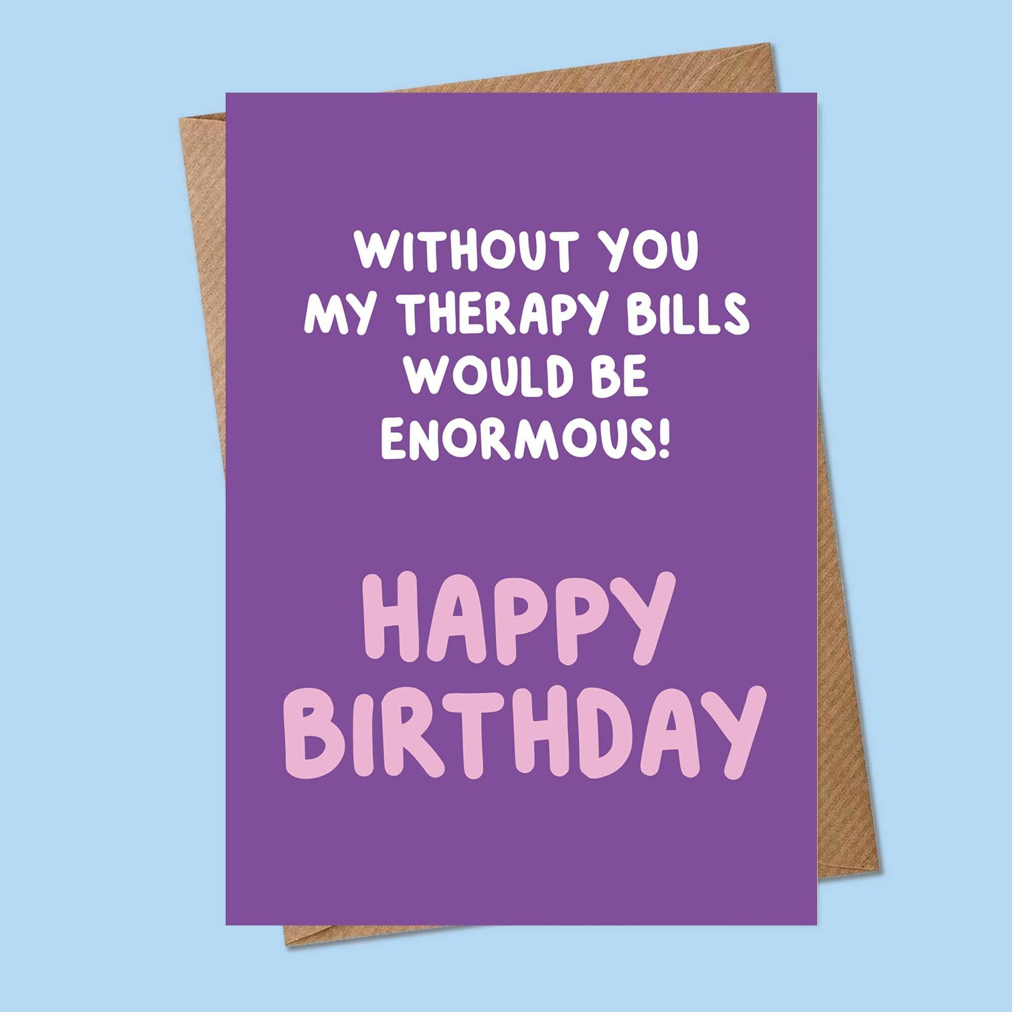 Birthday Greetings Card - Various Designs