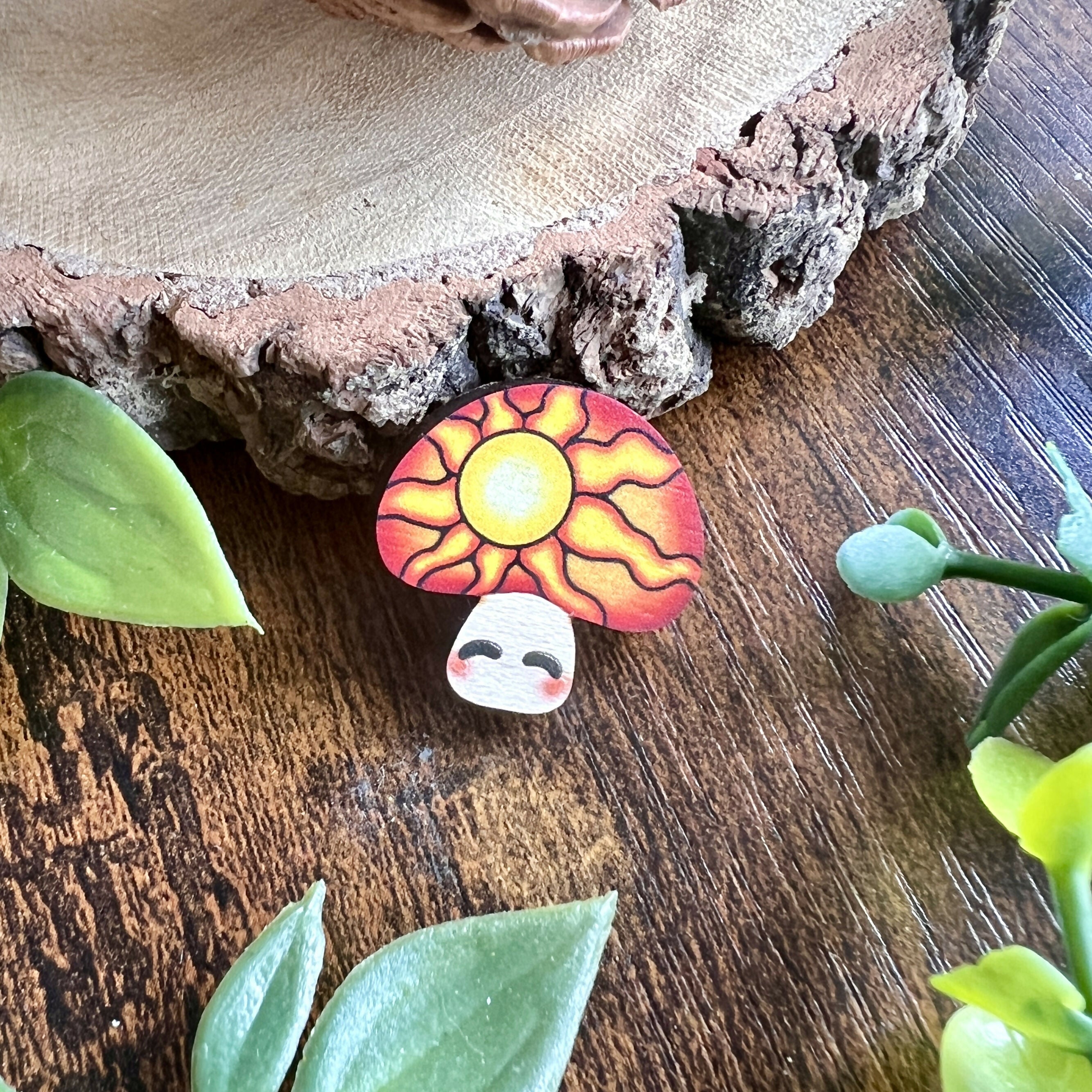 Dawn Mushroom Wooden | Maple Wood Accessory | Art & Soul