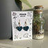 Recycled Polymer Clay Earrings - Green Heart