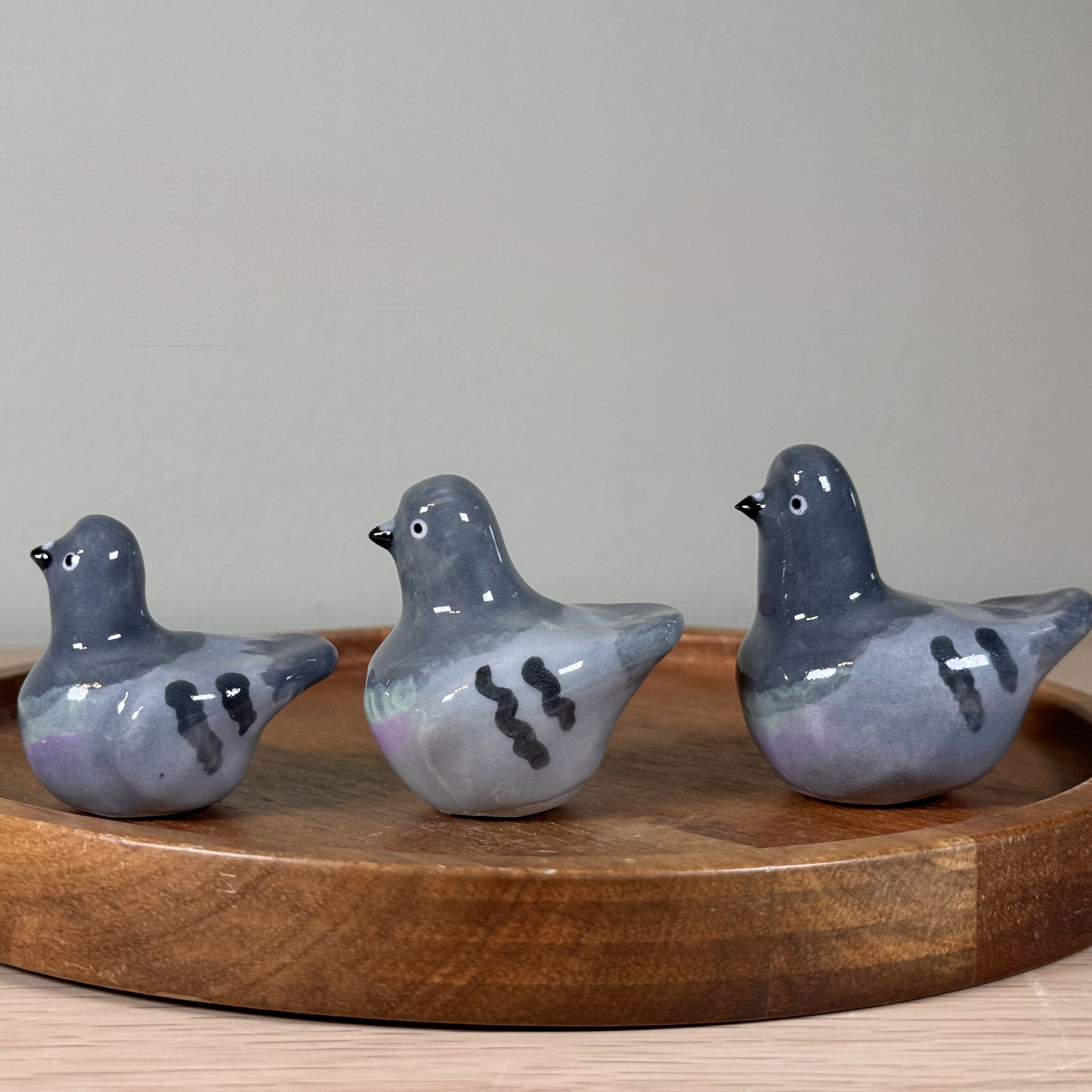 Handmade Ceramic Pigeon Figure