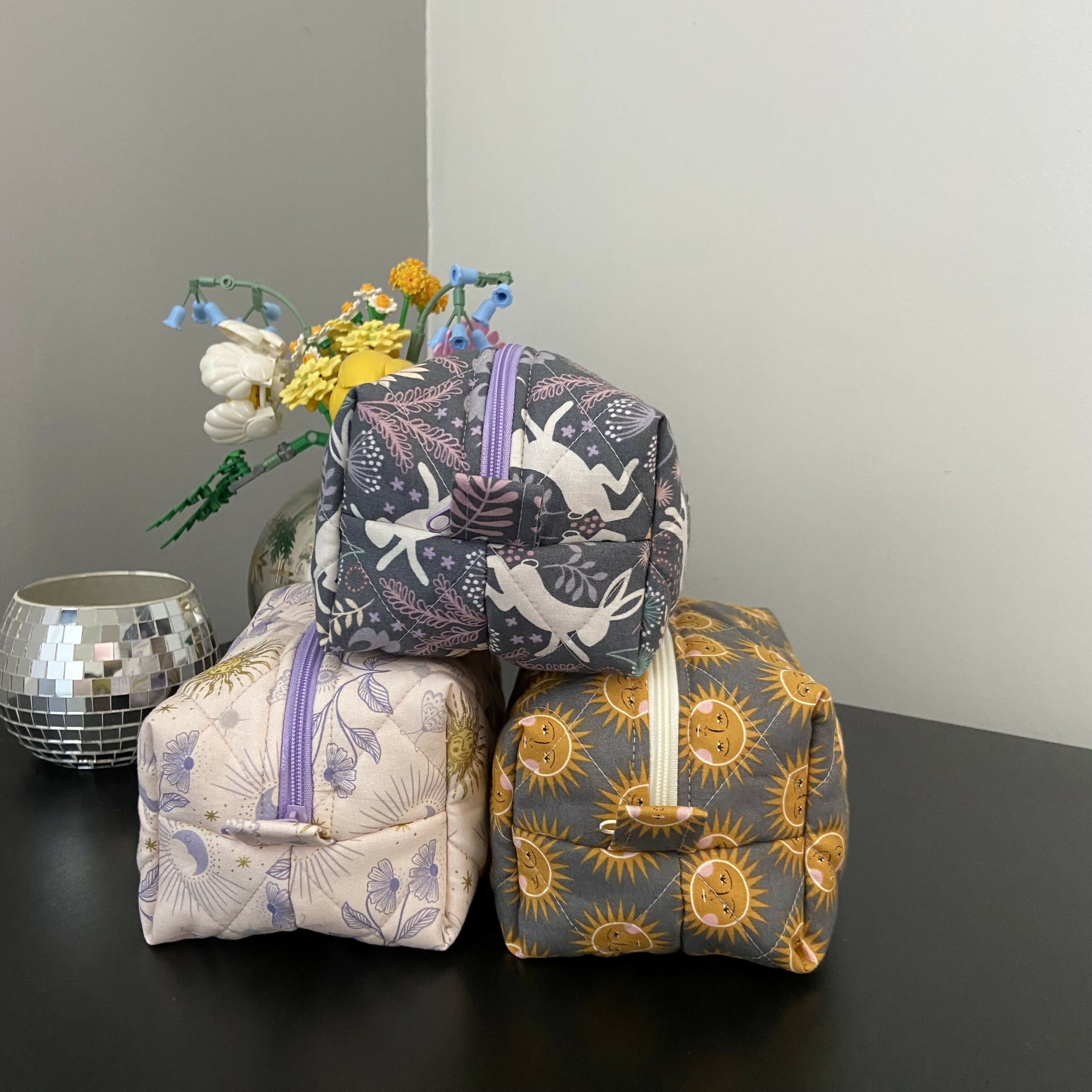 Medium Boxy Cosmetics Bag