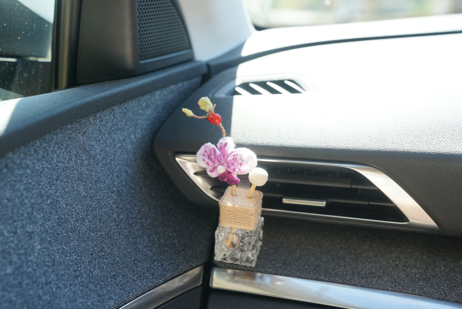 Orchid Flower Car Air Freshener