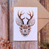 Folklore Stag Greetings Card