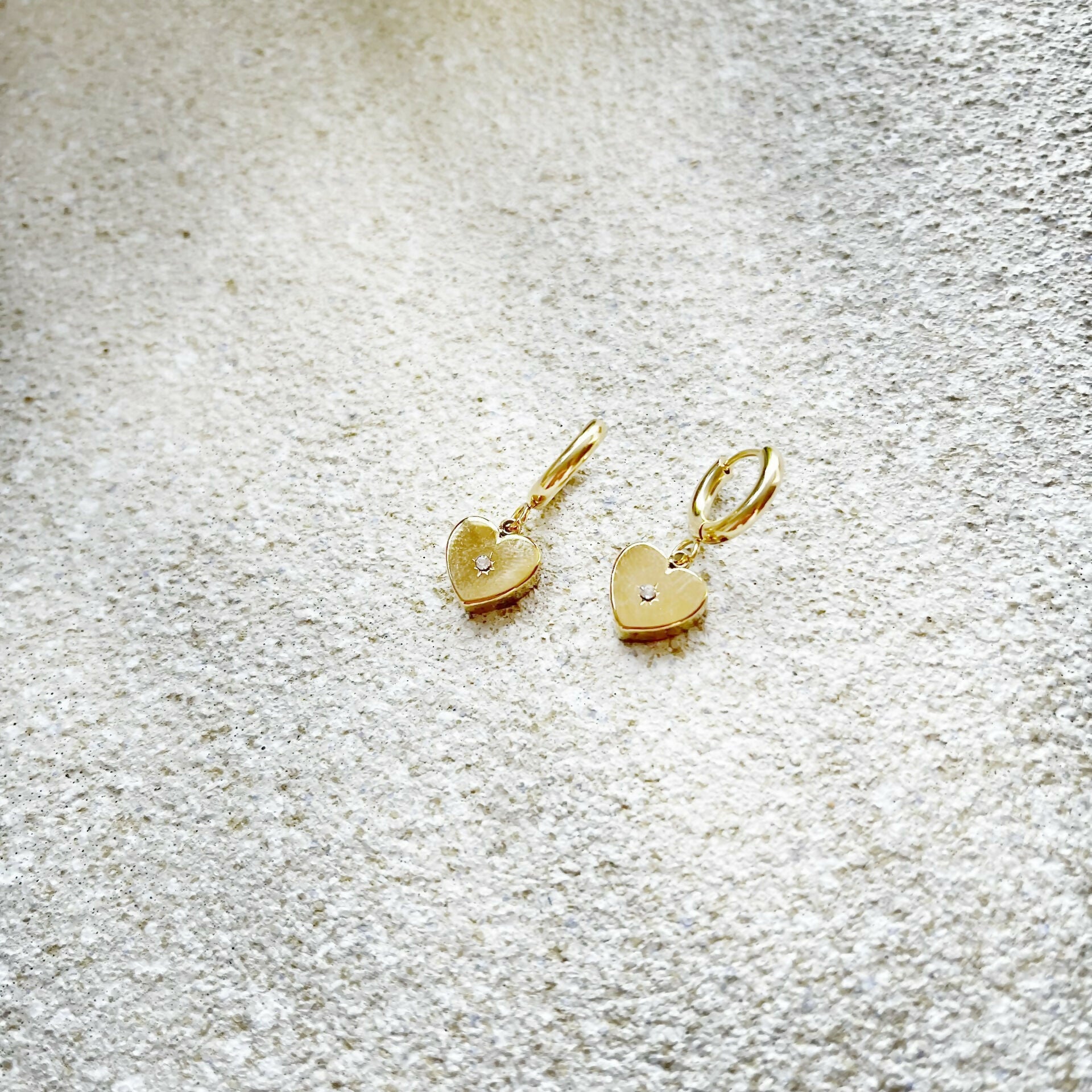 Vintage Heart Earrings