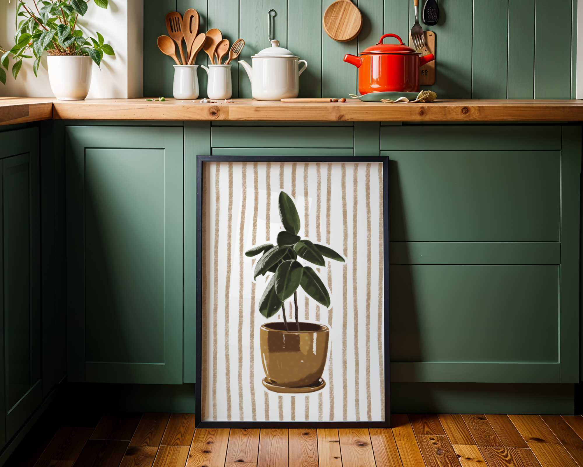 Rubber Plant Print