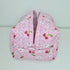 Quilted Cosmetic Makeup Bag With Hearts Theme