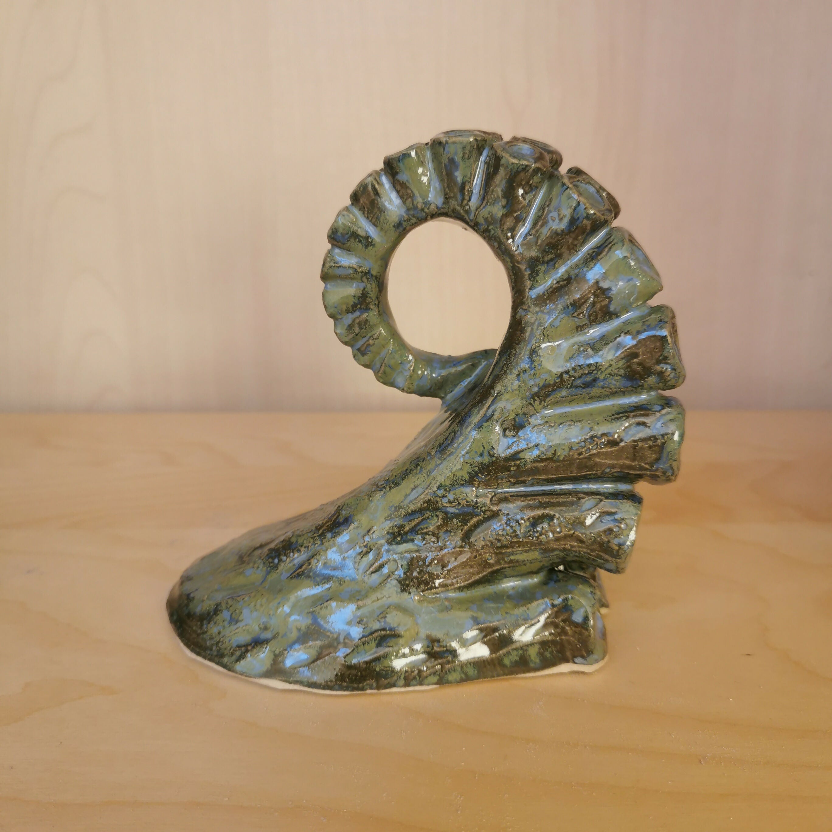Coiled Tentacle Sculpture